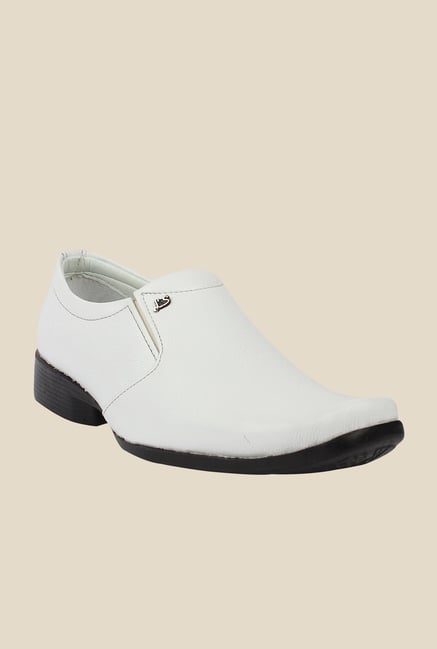 Pede milan White Formal Slip-Ons Pede milan White Formal Slip-Ons