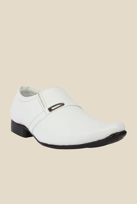 Pede milan White Formal Slip-Ons Pede milan White Formal Slip-Ons