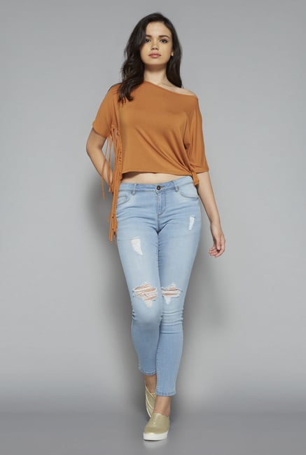 Nuon by Westside Tan Carissa T Shirt Nuon by Westside Tan Carissa T Shirt