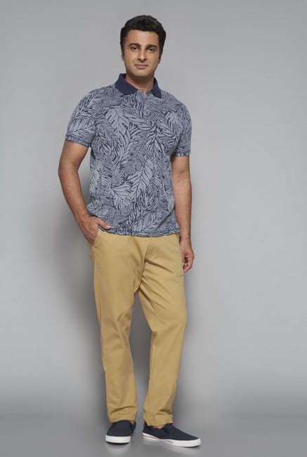 Oak & Keel by Westside Navy Polo T Shirt Oak & Keel by Westside Navy Polo T Shirt