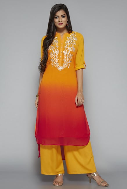 Vark by Westside Orange Suit Set Vark by Westside Orange Suit Set