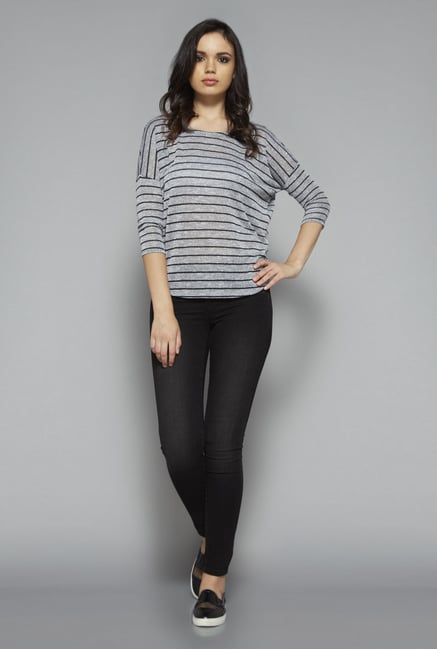 Nuon by Westside Grey Sian Top Nuon by Westside Grey Sian Top