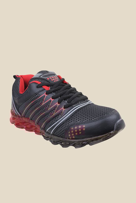Pede milan Steemo Black & Red Training Shoes Pede milan Steemo Black & Red Training Shoes