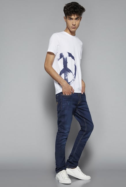 Nuon by Westside White Slim Fit T Shirt Nuon by Westside White Slim Fit T Shirt