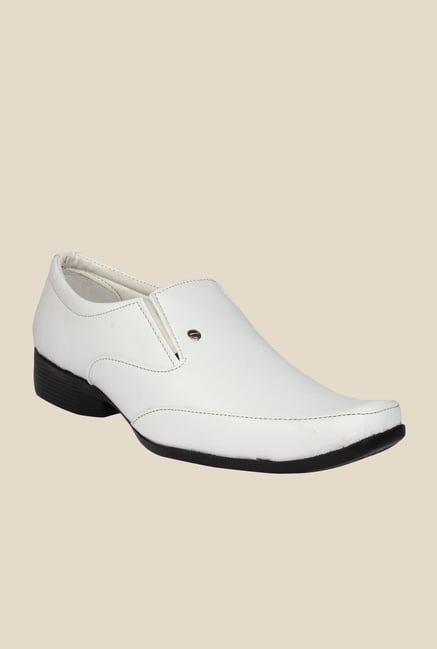 Pede milan White Formal Slip-Ons Pede milan White Formal Slip-Ons