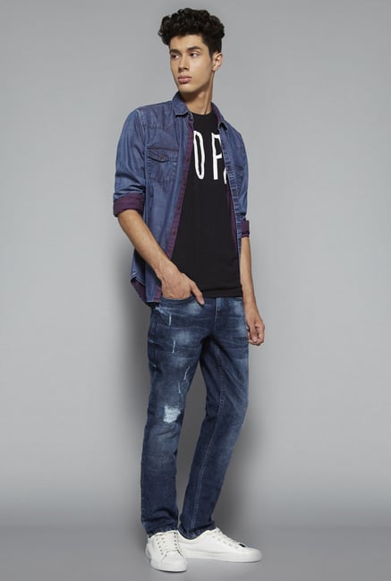 Nuon by Westside Black Slim Fit T Shirt Nuon by Westside Black Slim Fit T Shirt