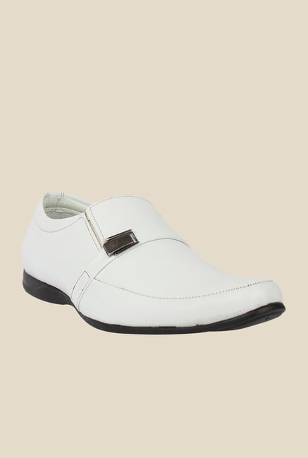 Pede milan White Formal Slip-Ons Pede milan White Formal Slip-Ons