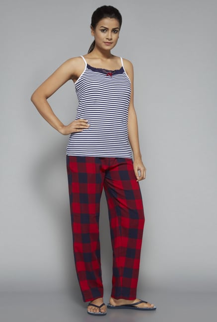 Wunderlove by Westside Navy & White Striped Camisole Wunderlove by Westside Navy & White Striped Camisole