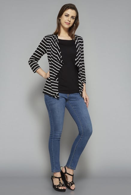 LOV by Westside Black Striped Top LOV by Westside Black Striped Top