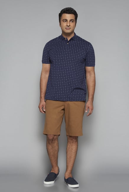 Oak & Keel by Westside Navy Polo T Shirt Oak & Keel by Westside Navy Polo T Shirt