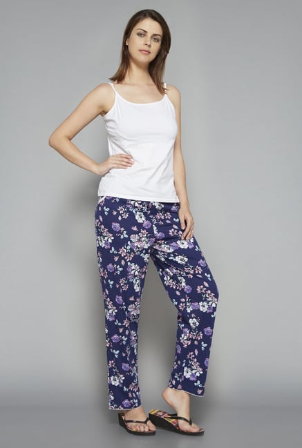 Intima by Westside Navy Floral Print Pyjama Intima by Westside Navy Floral Print Pyjama