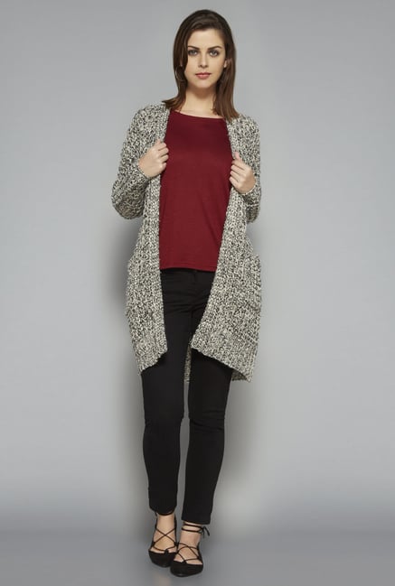 LOV by Westside Grey Lila Knit Jacket LOV by Westside Grey Lila Knit Jacket