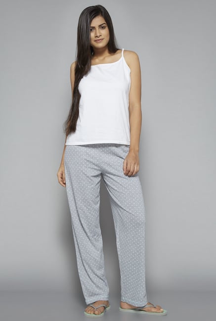Intima by Westside Grey Polka Dot Pyjama Intima by Westside Grey Polka Dot Pyjama