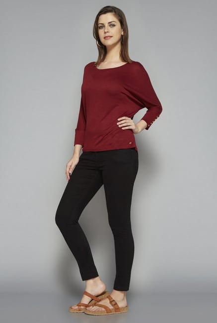 LOV by Westside Maroon Seth Top LOV by Westside Maroon Seth Top