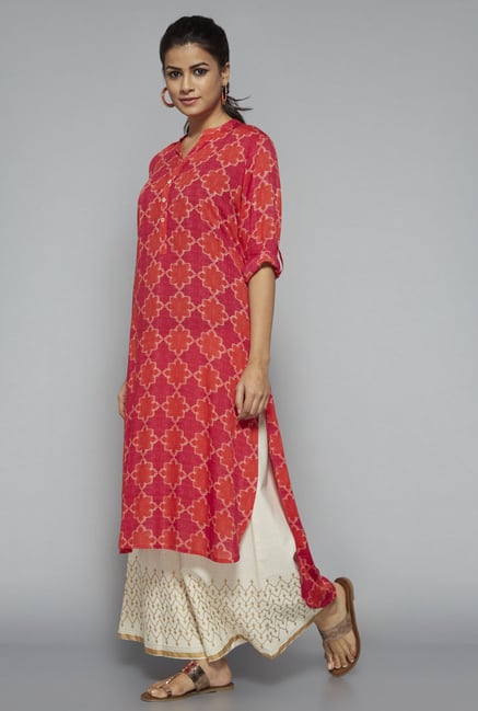 Utsa by Westside Pink Printed Kurta Utsa by Westside Pink Printed Kurta