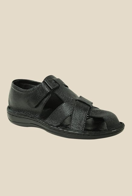 Get Glamr Steven Black Fisherman Sandals Get Glamr Steven Black Fisherman Sandals