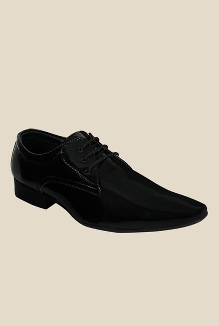 Get Glamr Alex Black Derby Shoes Get Glamr Alex Black Derby Shoes
