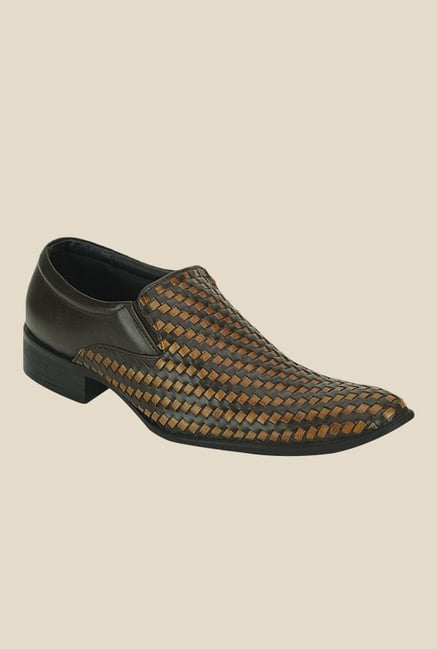 Get Glamr Pablo Brown Formal Loafers Get Glamr Pablo Brown Formal Loafers