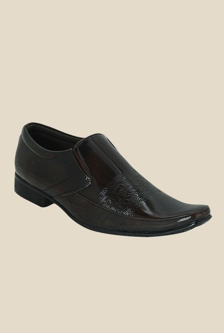 Get Glamr Drake Brown Formal Loafers Get Glamr Drake Brown Formal Loafers