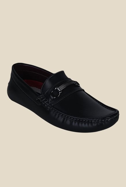 Get Glamr Usher Black Loafers Get Glamr Usher Black Loafers