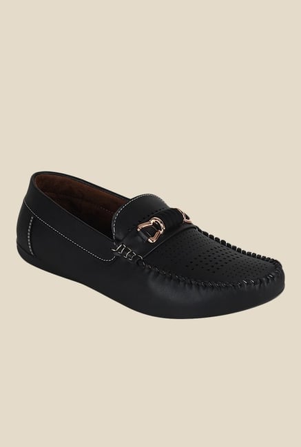 Get Glamr Jak Black Loafers Get Glamr Jak Black Loafers