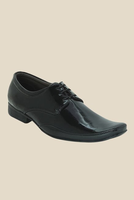 Get Glamr Nabors Black Derby Shoes Get Glamr Nabors Black Derby Shoes