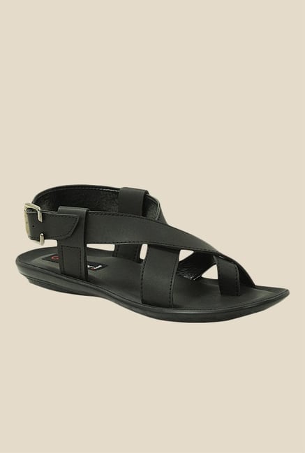 Get Glamr Ashton Black Back Strap Sandals Get Glamr Ashton Black Back Strap Sandals