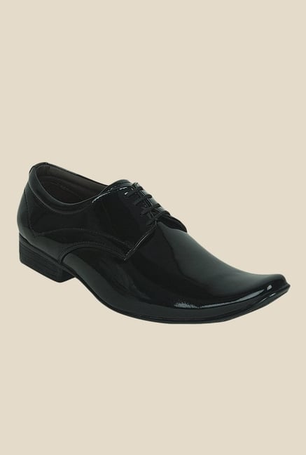 Get Glamr Gabby Black Derby Shoes Get Glamr Gabby Black Derby Shoes