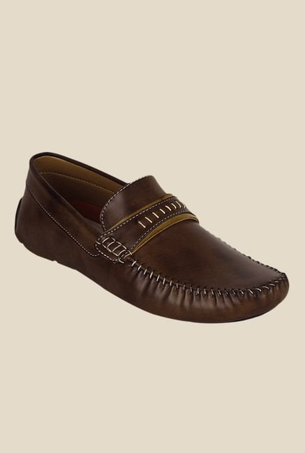 Get Glamr Travolta Brown Loafers Get Glamr Travolta Brown Loafers
