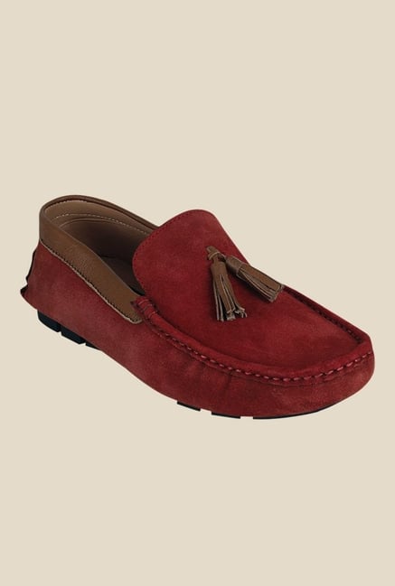 Get Glamr Joe Red Loafers Get Glamr Joe Red Loafers