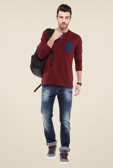 Mufti Dark Blue Solid Jeans Mufti Dark Blue Solid Jeans