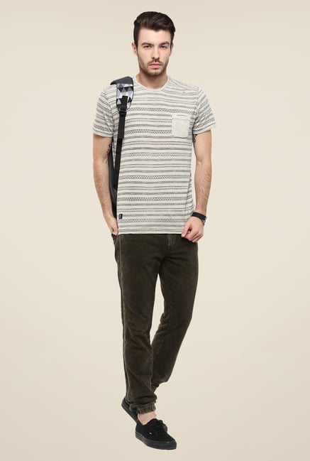 Mufti Fawn Printed T Shirt Mufti Fawn Printed T Shirt