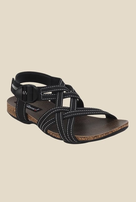 Get Glamr Droga Black Back Strap Sandals Get Glamr Droga Black Back Strap Sandals