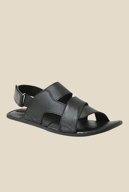 Get Glamr Nigel Black Back Strap Sandals Get Glamr Nigel Black Back Strap Sandals
