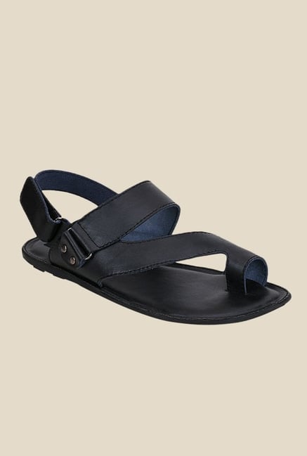 Get Glamr Meyer Black Back Strap Sandals Get Glamr Meyer Black Back Strap Sandals