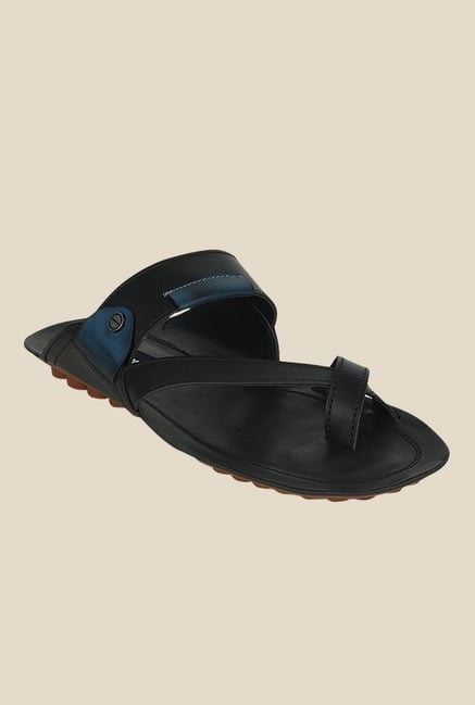Get Glamr Rogue Black Toe Ring Sandals Get Glamr Rogue Black Toe Ring Sandals