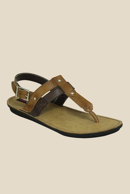 Get Glamr Ricki Beige T-Strap Sandals Get Glamr Ricki Beige T-Strap Sandals