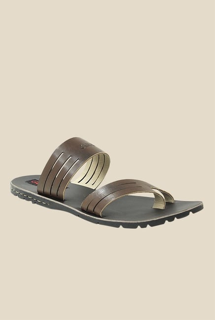 Get Glamr Owens Brown Slide Sandals Get Glamr Owens Brown Slide Sandals
