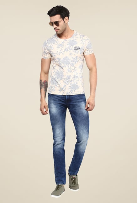 Mufti Dark Blue Solid Jeans Mufti Dark Blue Solid Jeans