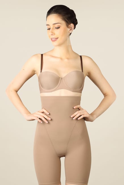 Triumph Tan Solid Shapewear Triumph Tan Solid Shapewear