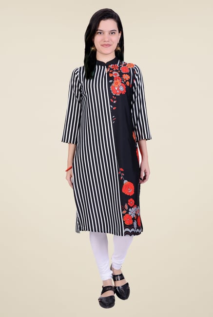Juniper Black Printed Kurta Juniper Black Printed Kurta