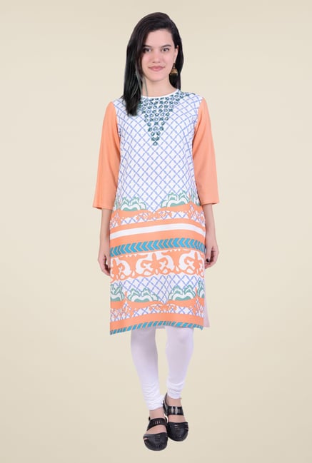 Juniper Blue Printed Kurta Juniper Blue Printed Kurta