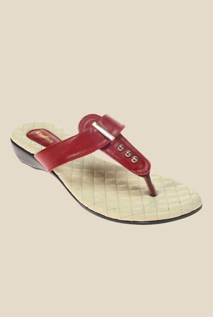 Khadim's Cherry T-Strap Wedges Khadim's Cherry T-Strap Wedges