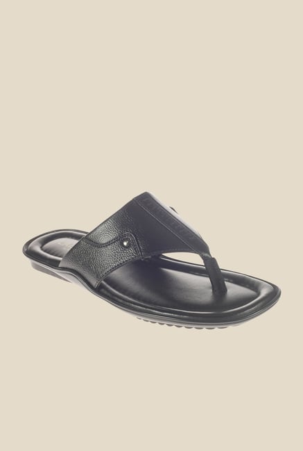 Khadim's Lazard Black Thong Sandals Khadim's Lazard Black Thong Sandals