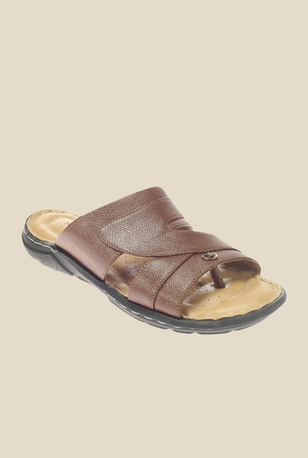Khadim's Softouch Brown Casual Sandals Khadim's Softouch Brown Casual Sandals