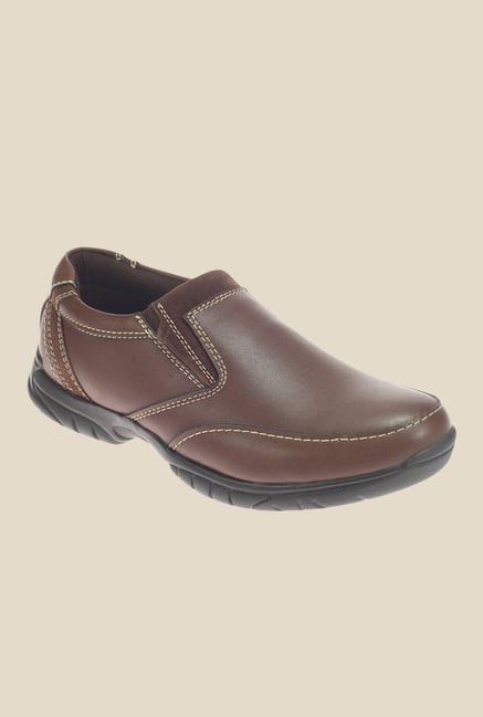 Khadim's Turk Brown Casual Slip-Ons Khadim's Turk Brown Casual Slip-Ons