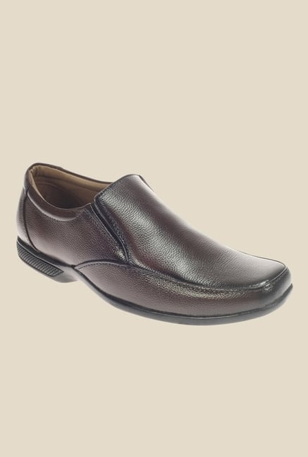 Khadim's Softouch Taupe Formal Slip-Ons Khadim's Softouch Taupe Formal Slip-Ons