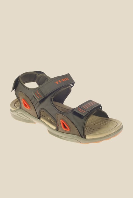 Khadim's Turk Olive Floater Sandals Khadim's Turk Olive Floater Sandals