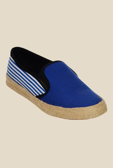 Bruno Manetti Blue & White Plimsolls Bruno Manetti Blue & White Plimsolls