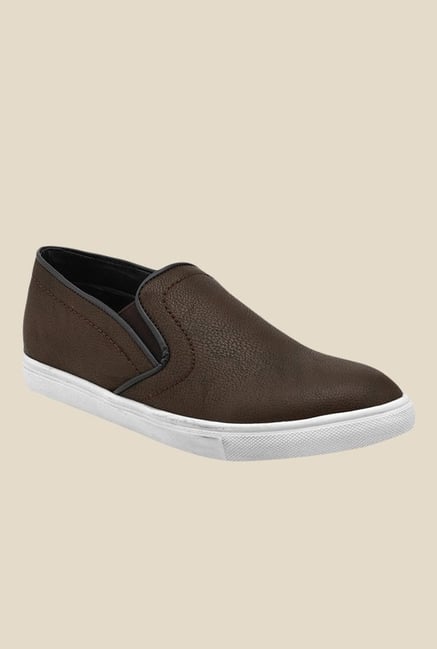 Bruno Manetti Brown & White Plimsolls Bruno Manetti Brown & White Plimsolls